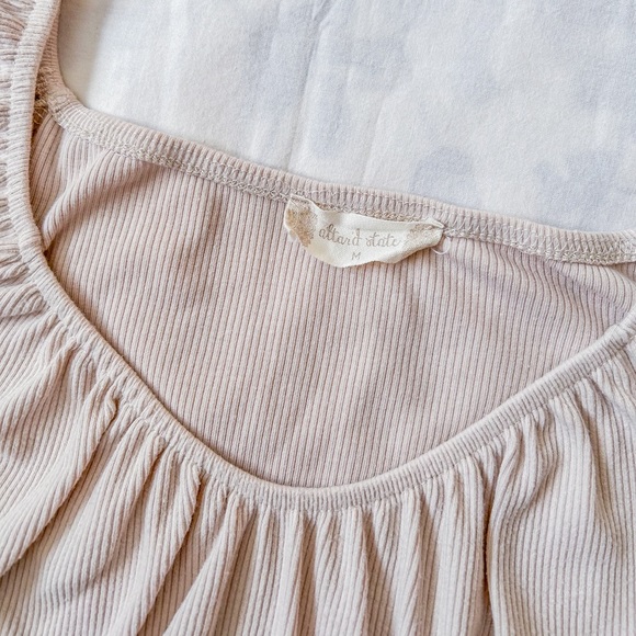 Altar’d State Puff Sleeve Crop Top (Size: M) - Picture 3 of 9